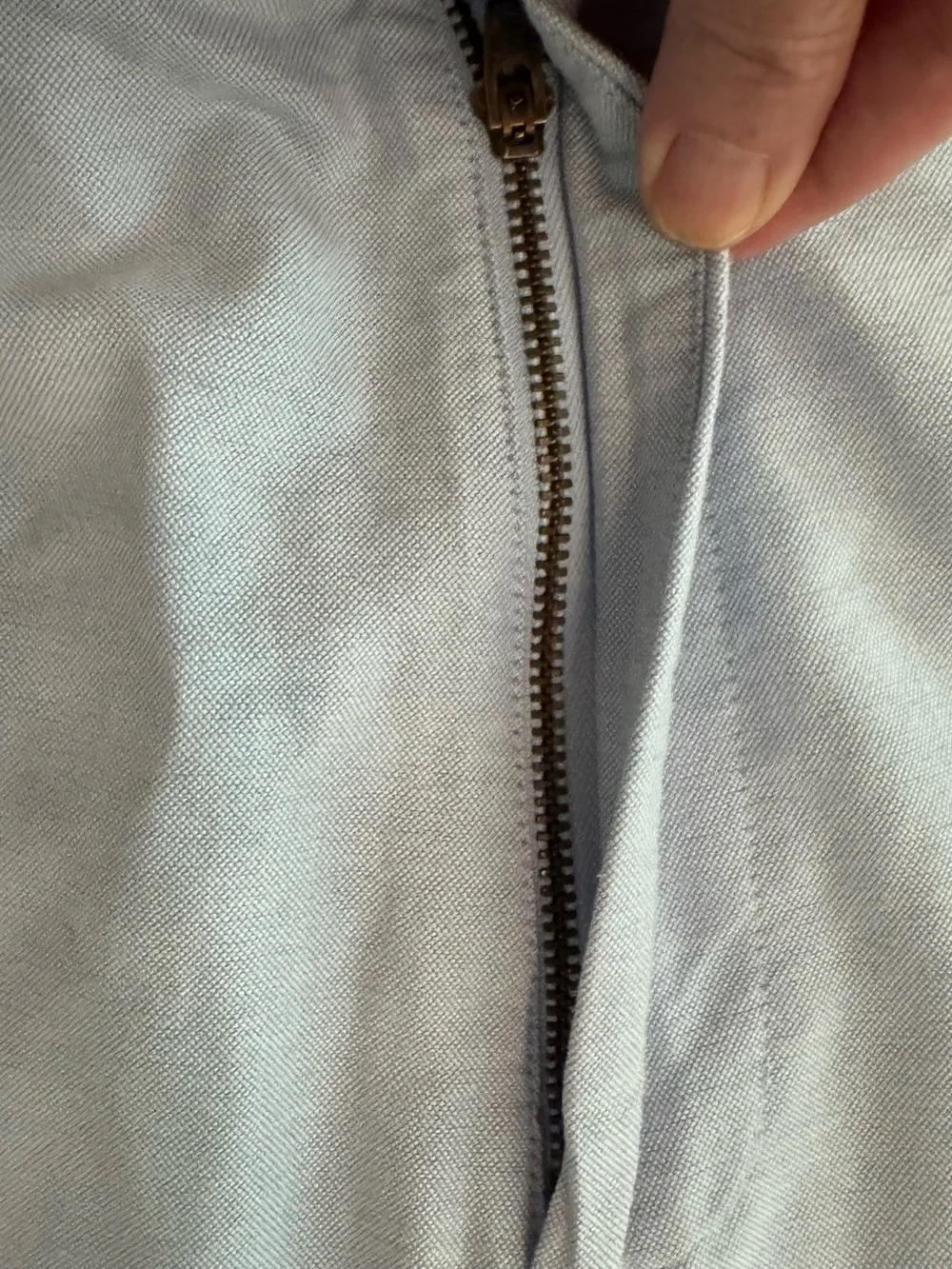IZOD Men's Size 38 Light Blue 100% Cotton Chino Pants